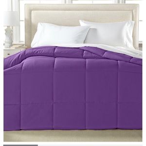 Royal Luxe Microfiber Purple King Comforter